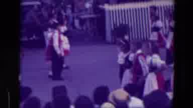 Clarkson Nebraska (1965): Kids Dance Outside In Front Of Large Group Of Adults