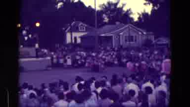 Clarkson Nebraska (1965): Large Gathering Of People Who Look Excited For The
