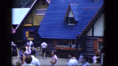 Concord New Hampshire (1965): Three Cabins In An Open Land In The Forest And