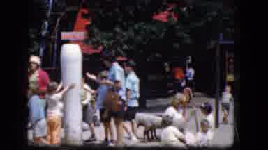 Concord New Hampshire (1965): Kids And Adult Touch Attraction At A Play Park In
