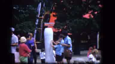 Concord New Hampshire (1965): Woman And Children Touch An Attraction At An