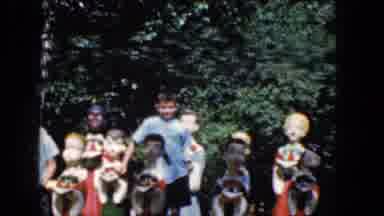 Concord New Hampshire (1965): Children Statues Made For Spooky Look When Real