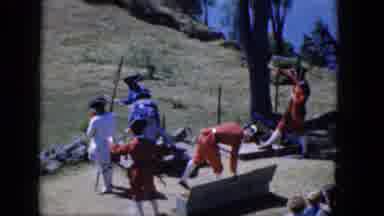 Concord New Hampshire (1965): Men At A War Reenactment Of The Red Coats Versus The
