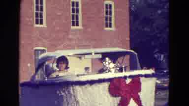 Diller Nebraska (1965): Boat Float Being Pulled By An Automobile And The Diller