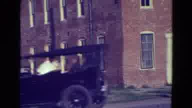 Diller Nebraska (1965): Old American Soft Top Motor Cars Driving Down The Street