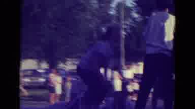 Diller Nebraska (1965): Children Pass By On A Parade Float And There Is A Cowboy