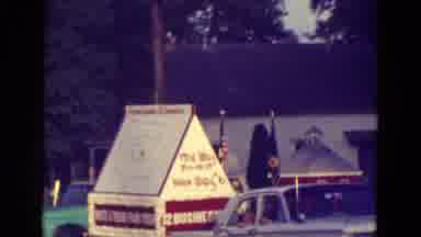 Diller Nebraska (1965): A Festival With Signs Buildings And Tents