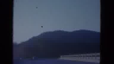 Louisville Kentucky USA (1965): Driving Over A Bridge Looking At Landscape With
