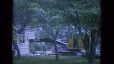 Louisville Kentucky USA (1965): Demolition Begins On The Building At 100th St Near