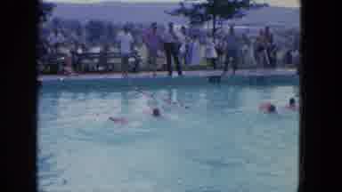 Manchester New Hampshire (1965): Local School Swim Match For Boys And Their