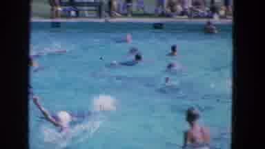 Manchester New Hampshire (1965): Old Footage Of An Outdoor Swimming Pool Full Of