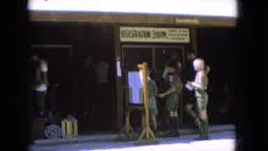Manchester New Hampshire (1965): Some Children Are In Security Dress & Making Chat
