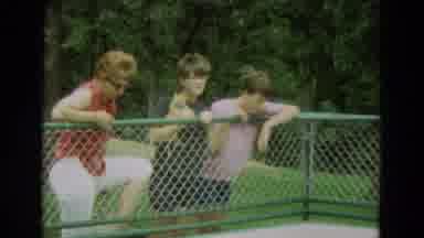Omaha Nebraska (1965): Three Women Watch A Seal Swim And Bark At Them In Zoo