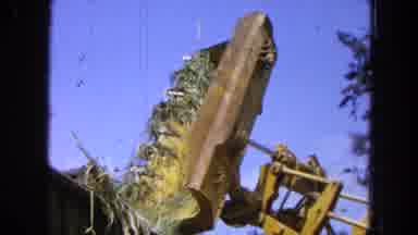 Pueblo Mexico (1965): Heavy Machinery Working On Site In A Very Arid Region On A