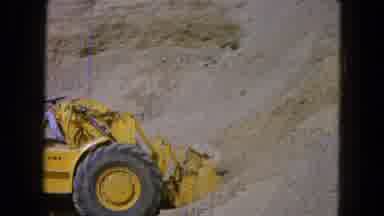 Pueblo Mexico (1965): A Man Is On A Machine Trying To Move Some Dirt Around
