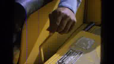 Pueblo Mexico (1965): A Scene Of Someone Opening And Closing A Yellow Door