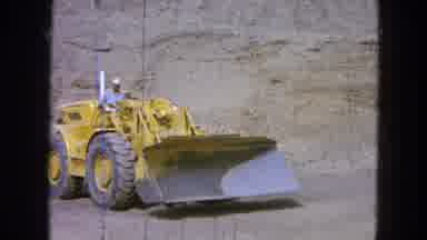 Pueblo Mexico (1965): A Construction Worker Operating Tractor