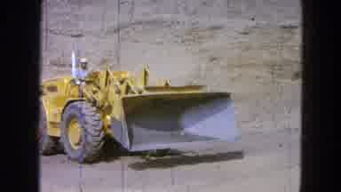 Pueblo Mexico (1965): An Operator Lowers The Bucket On A Front End Loader While