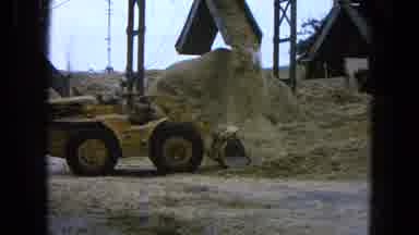 Pueblo Mexico (1965): Saw Dust Being Dumped On The Ground A Sawmill And A