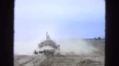 Pueblo Mexico (1965): Container Stuck In The Sand And Trying To Get Out Of It