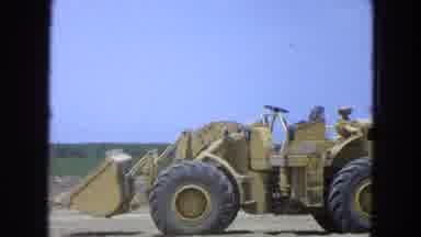 Pueblo Mexico (1965): Old Video Of A Yellow Tractor Plowing The Field For The