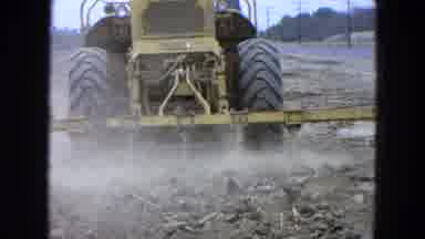 Pueblo Mexico (1965): Farmer Using Heavy Equipment For Tillage Of Soil