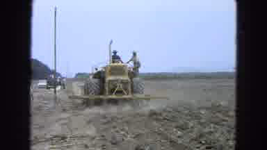 Pueblo Mexico (1965): The Tractor Driver Doing Something On The Land And One
