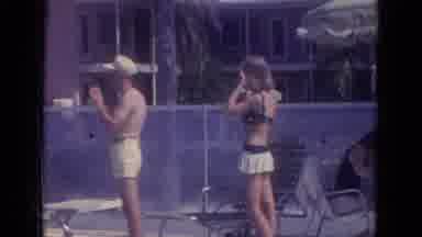 Busche Gardens Florida (1966): People Standing Line Line To Take Their Turn To