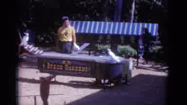 Busche Gardens Florida (1966): An Amusement Park Table With A Man That Is
