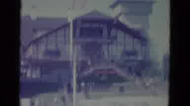 Busche Gardens Florida (1966): A Big House And A Lady On A Diving Board