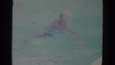 Busche Gardens Florida (1966): Super 8 Film Woman Swimming And Diving