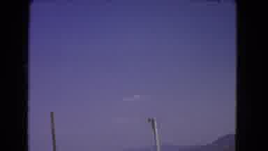 California USA (1966): Driving Down The Highway In A Wasteland Type Area On A