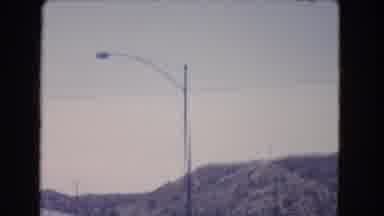 California USA (1966): Video Of The Driving On The High Way Alongside The Hills