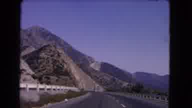 California USA (1966): Highway And Mountains