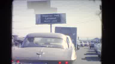 California USA (1966): Cars At A Standstill On The Highway Traffic On A Freeway