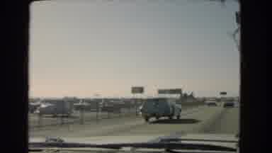 California USA (1966): A Busy Freeway In The 90s