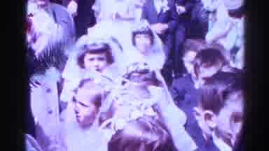 Danville Illinois (1966): Pairs Of Boys And Girls In Formal Attire Proceeding In