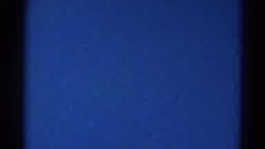 Danville Illinois (1966): Screen Stays Blue For Four Seconds Flashes Image Of