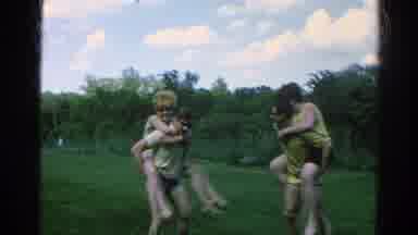 Danville Illinois (1966): Young People Play Outdoors On Sunny Days And Typical