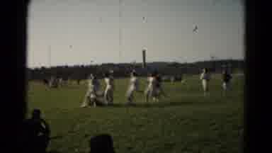 Hagerstown Maryland USA (1966): Two Teams Compete For Scoreboard