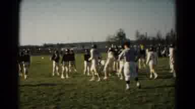 Hagerstown Maryland USA (1966): Baseball Team Gathering To Stretch And Warm Up