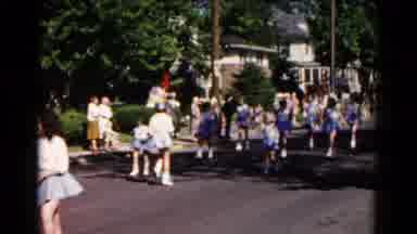 Hagerstown Maryland USA (1966): A Procession With Children And Veterans Passes By