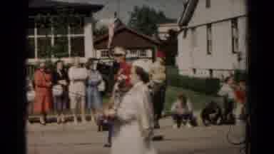 Hagerstown Maryland USA (1966): Civic Parade Passes Through City Street With Very
