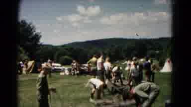 Hagerstown Maryland USA (1966): Military Camp With Soldiers Camp For One Nation