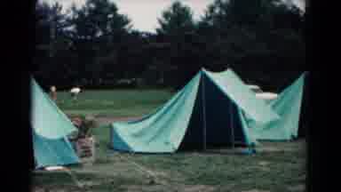 Hagerstown Maryland USA (1966): Tens Set Up In A Camp