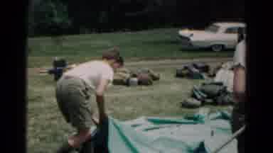 Hagerstown Maryland USA (1966): Buddy At The Campground