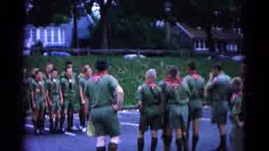 Hagerstown Maryland USA (1966): Boy Scouts Gather At Local Park For A Meeting