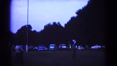 Hagerstown Maryland USA (1966): People Way Around In A Park Sitting In The Grass