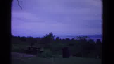 Hagerstown Maryland USA (1966): Skyline View Of Countryside Picnic Table Pans To
