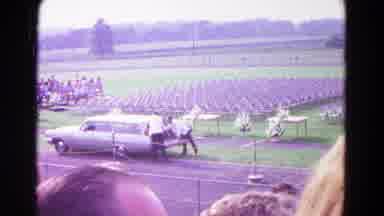 Hagerstown Maryland USA (1966): Two Men Unloading A Car In Preparation For A